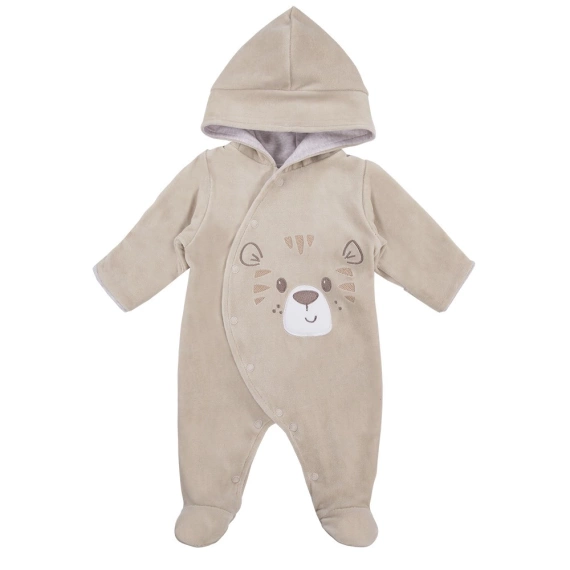 Pajac welurowy "Baby Love" Ewa Klucze - niebieski