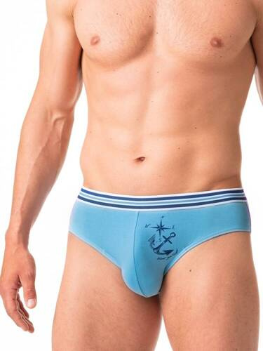 Slipy męskie MPP  779 2-pak Key granatowy niebieski