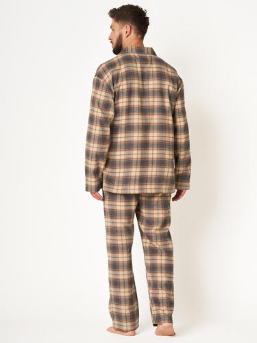 Piżama Męska MNS 402 Key brązowy