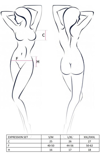 Komplet Expression Set Passion czarny