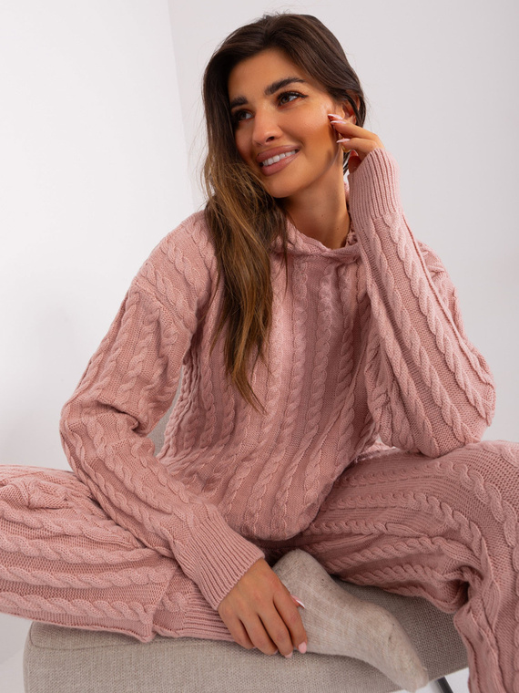 Komplet damski BA-KMPL-0281.31P - jasny różowy