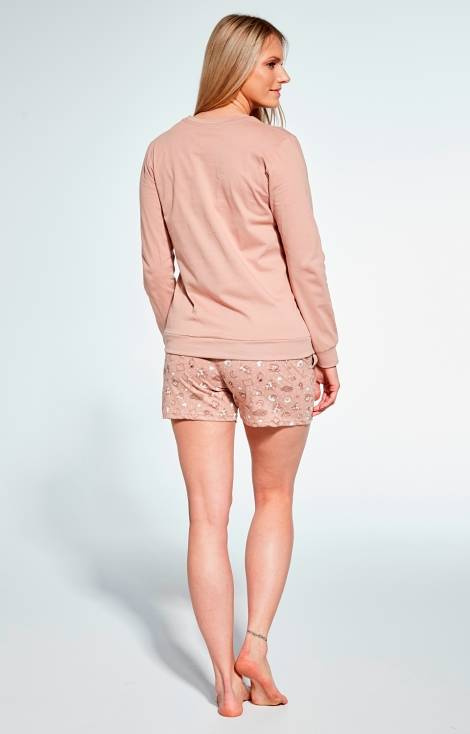 Cornette Piżama damska 764/353 Smile 2 mocca