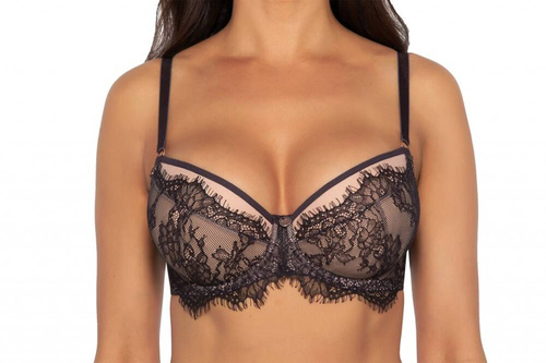 Biustonosz push-up 2007 Ava - czarny