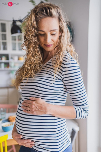 Bluzka ciążowa i do karmienia Milk Shirt Milk&Love mango mohito