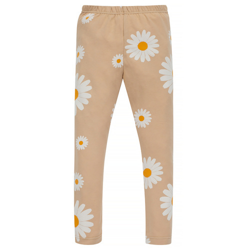 Legginsy bawełniane Daisy Pinokio - beżowy