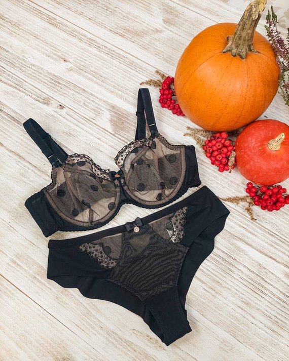 BS 1068 Cordelia Biustonosz Miękki Gaia- czarny