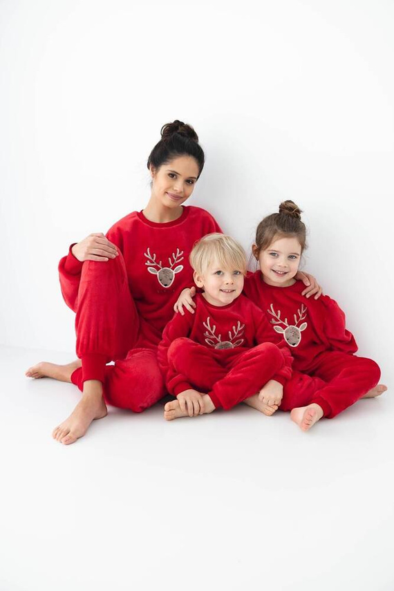 Piżama damska Harriet Sensis - czerwony