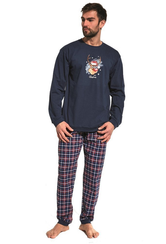 Piżama Chłopięca 593/966/113 Reindeer Cornette - granatowy 