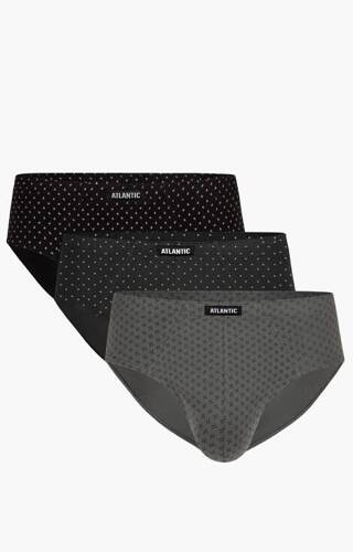 Slipy męskie 3MP-101/03/04 A'3 Atlantic grafitowy-khaki-czarny