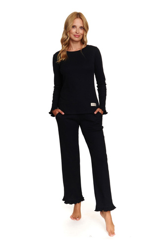 PM.7161 Piżama Damska Doctor Nap - czarny