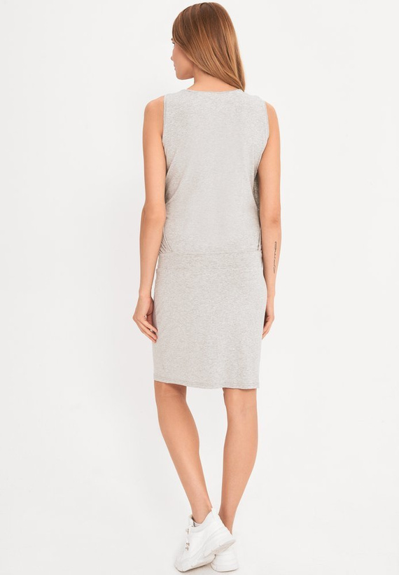 Sukienka ciążowa i do karmienia Cool Mama szary