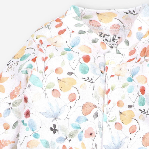 Pajacyk z bawełny organicznej Bicycle Nini druk 