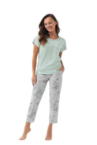 Piżama Damska 342 Luna -zielony