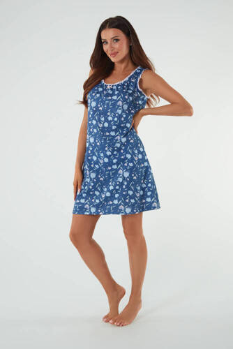 Koszula nocna, szerokie ramiączko Tulip Italian Fashion - druk