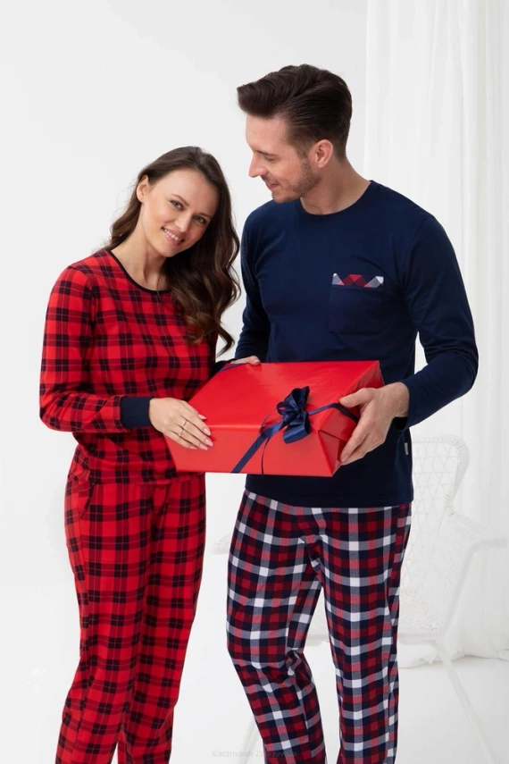 Piżama Męska 805 Luna - granatowy