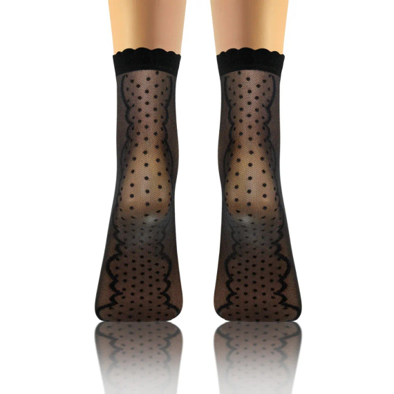Skarpetki damskie Sesto Senso wzór 011 kropki