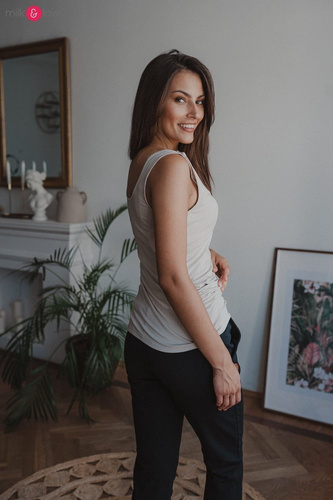 Top ciążowy i do karmienia Milky Nap Milk&Love beżowy