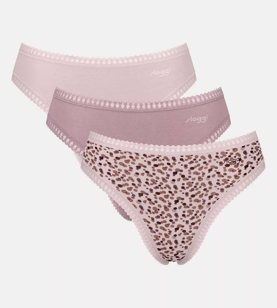 Figi Damskie GO Crush High leg C3P 3-pak Sloggi - multiple colours