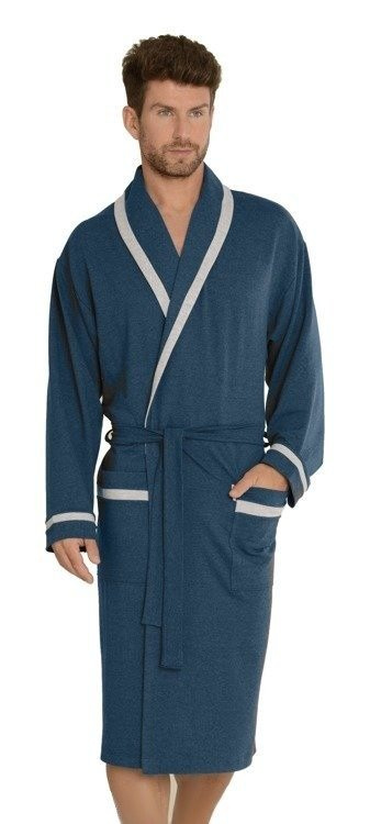 564 Bruno szlafrok męski De Lafense - jeans