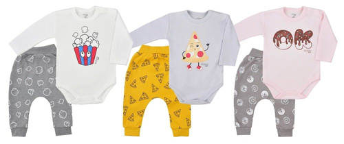 Body+ spodenki "YUMMY" Koala- biały