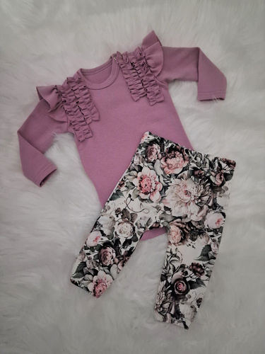 Body z długim rękawem Maja Bambarillo wrzosowy 