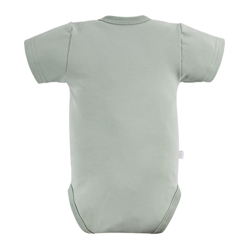 Body kopertowe z krótkim rękawem Pearfect Eevi - zielony