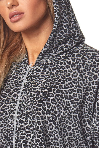 Szlafrok damski 9118 L&L- różowy