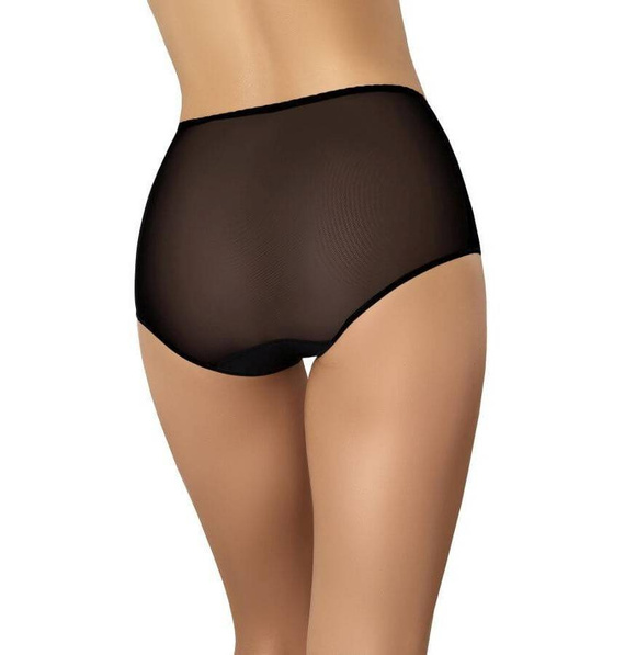 Figi wysoki stan Retro Teyli - czarny