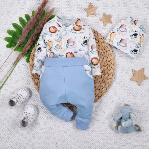 Body kopertowe Little Dreamers Nini z bawełny organicznej - dla niemowląt, 100% ekologiczne, bezniklowe napy