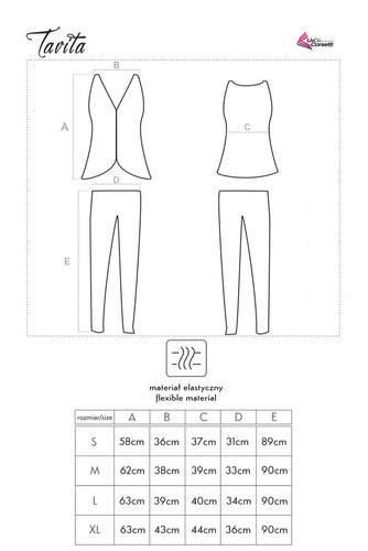 Piżama damska Tavita LC 90042 LivCo Corsetti Fashion