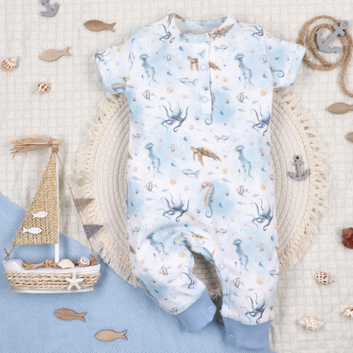 Nini Rampers Sea Of Joy – 100% bawełna organiczna, dla niemowląt