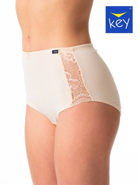 Figi damskie LPF 616 2-pak Key brzoskwiniowy biały