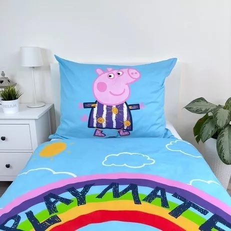 Pościel dziecięca bawełniana świecąca w ciemności JF24 Świnka Peppa Jerry Fabrics