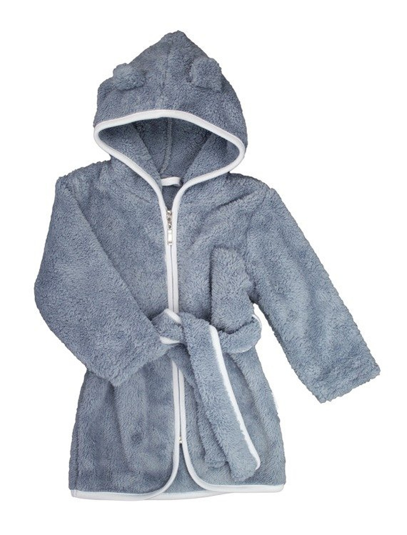 Szlafrok dziecięcy 019 22 "Basic" Nicol - szary