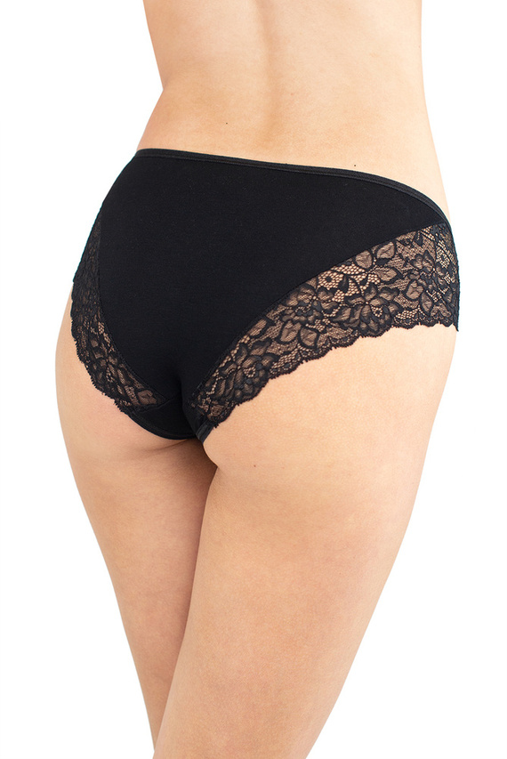 Figi damskie 07024 Miss Mediolano czarny