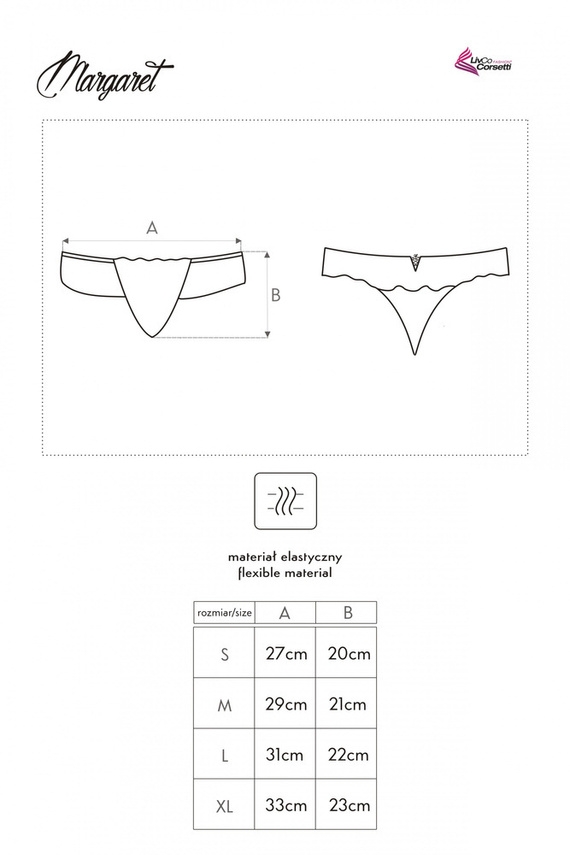 Stringi damskie Margaret LivCo Corsetti Fashion