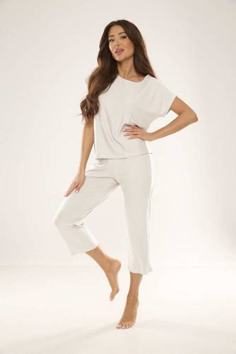 Piżama Damska 696 Freya Forex - ecru