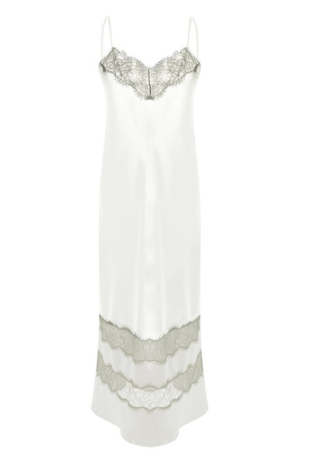 April Halka satynowa koszulka damska DKaren - ecri