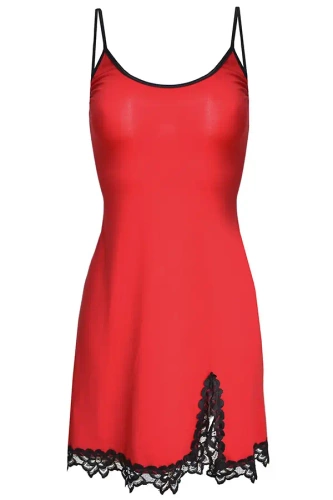 Halka Emma Dkaren – wygodna i kobieca z koronką - czerwony