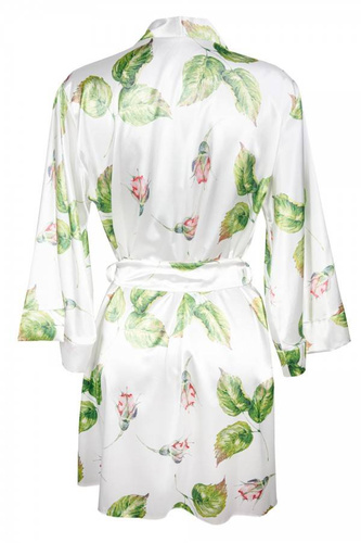 Podomka damska Flowers  DKaren DK-P-biały 007