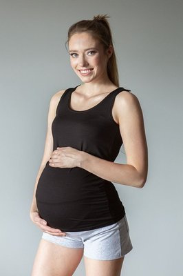 Top damski z wiskozy 022 MIRACLE-czarny