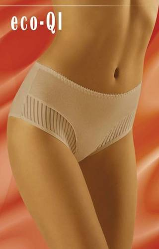 Figi damskie Eco-QI Wol-Bar - beżowy