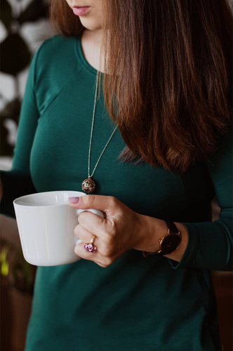 Sukienka do karmienia Milky Way Milk&Love butelkowa zieleń 