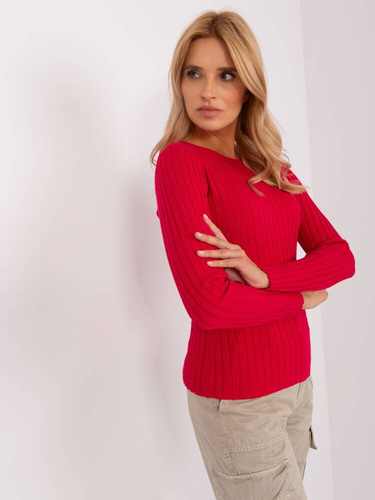 Sweter damski PM-SW-PM1089.09P Paris - czerwony