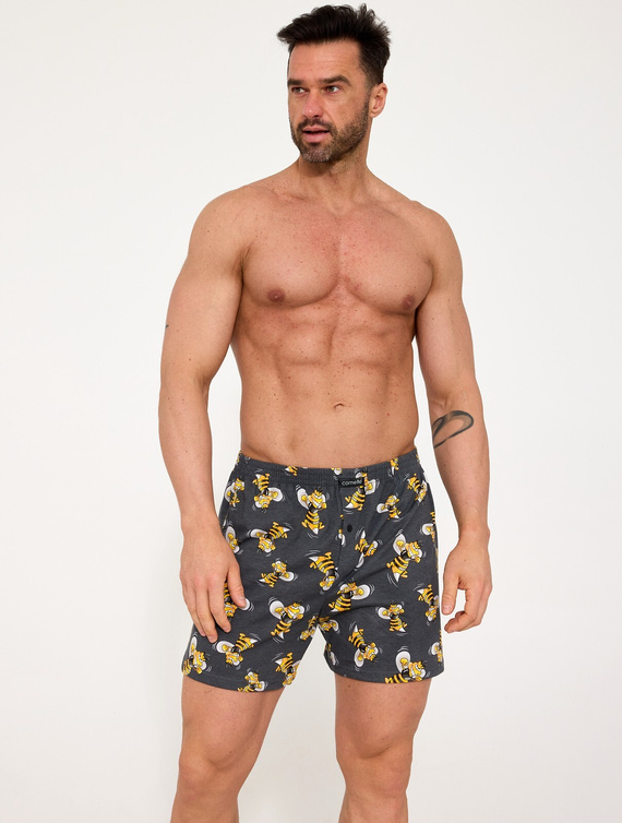 Cornette Classic 001/187 011/187 Hornet – bokserki męskie z bawełny 100%, luźny krój, rozporek na guzik, komfort każdego dnia