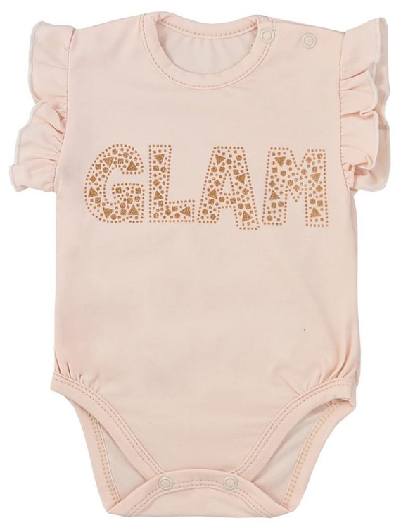 "GLAM LATO" Body niemowlęce krótki rękaw Koala- szary