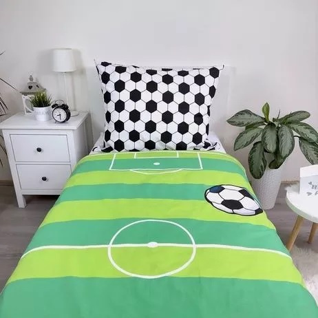 Pościel dziecięca bawełniana JF24 Piłka nożna boisko Jerry Fabrics