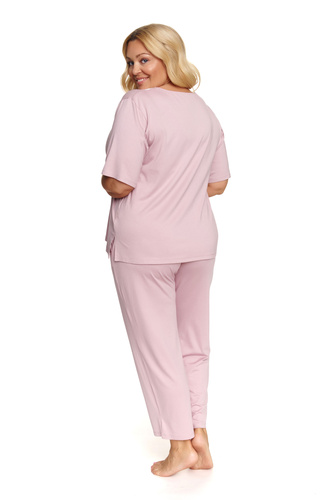 Piżama Damska Plus Size 7154 Doctor Nap - papaya