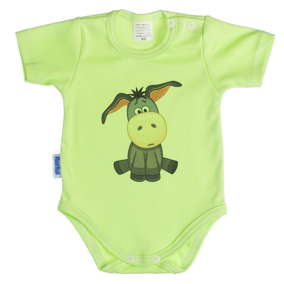 Body niemowlęce krótki rękaw Latarnik Martex szary