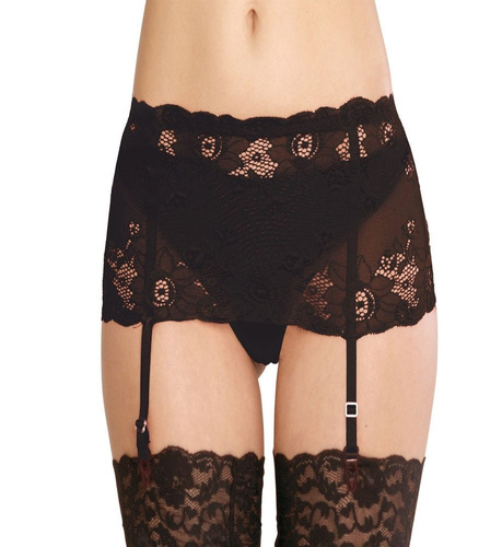 945 Babette Pas do pończoch Forex - czarny